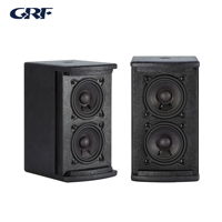 Columna de Sonido Activa Dante POE de 4 ohmios y 2*3 Pulgadas, 90w, Montaje en Pared, con Software OEM, DSP Profesional