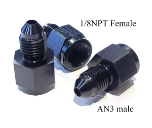Adaptateur universel en aluminium série AN (réducteur de raccordement évasé) - AN4 vers AN3/AN8 vers AN6/AN10 vers AN8 - Mâle vers Femelle pour refroidisseur de carburant/huile - Product Image 5