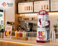 Machine à slush pour boissons glacées, 3 réservoirs, 12 L, 1200 W, machine à slush commerciale pour restaurant, bar