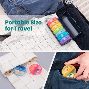 Weekly Medicine <b>Storage</b> Organizer Pill <b>Box</b> Holder Container Pill Case Medicine Tablet Portable Dispenser Organizer - Product Image 6