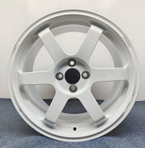 Roues forgées personnalisées 5x114.3 4*100 17 18 pouces jantes TE37 roue de voiture de course pour Honda Civic Fit Accord Nissan GTR <span class=keywords><strong>Mazda</strong></span> 3 6 <span class=keywords><strong>Mx5</strong></span> Rf - Product Image 4