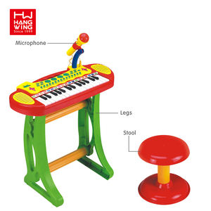 เครื่องดนตรีไฟฟ้าอเนกประสงค์ HW TOYS 31 คีย์ พร้อมไมโครโฟน ชุดเปียโนสำหรับเด็ก เด็กผู้หญิง เครื่องดนตรี ศูนย์ดนตรีเมโลดี้ - Product Image 3