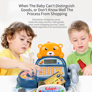 FiveStar Factory, venta al por mayor, supermercado de plástico, compras, caja registradora, juguete, juego de simulación para niños, preescolar - Product Image 2