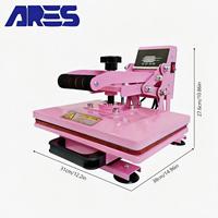 Presse à Chaud Manuelle Rose 2330 – Chauffage Uniforme Direct Usine pour Transfert de T-shirts, Cadeaux Personnalisés, Usage Commercial – Garantie 1 An