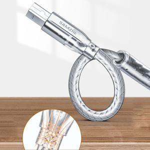 สายเชื่อมต่อ<span class=keywords><strong>เครื่อง</strong></span>พิมพ์ SAMZHE แบบใส สีขาว USB-A ถึง USB-B พร้อมแกนเฟอร์ไรต์คู่ AM/BM สำหรับ<span class=keywords><strong>เครื่อง</strong></span>พิมพ์ HP <span class=keywords><strong>Canon</strong></span> Epson - Product Image 3