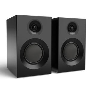 Altavoz de estantería activo SR04 PRO con sonido <span class=keywords><strong>HD</strong></span> de 100W, compatible con tarjeta TF, disco U, función AUX TWS, luz RGB, resistente al agua, ideal para fiestas. - Product Image 1