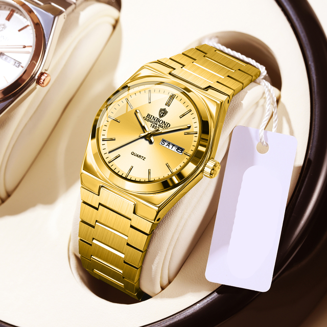 Binbond B102L OEM ODM Wholesale Women Quartz Watch Stainless Steel Strap Elegant Luxury Waterproof Ladies Wristwatch Custom
