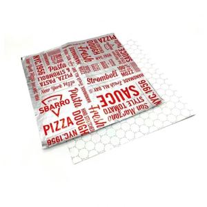 Custom Design 14X16''Food Grade Burger Sandwich Aluminum Foil Honey Comb Laminated Paper Burger Wrap Silver Foil Hamburger Paper - Product Image 3