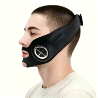 Ceinture de lifting facial en silicone V-Line avec masseur réducteur de double menton, rechargeable par USB, pour remodeler la mâchoire et raffermir la peau