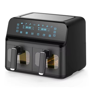 Friteuses à air doubles 8L avec affichage numérique, saines et sans huile, four friteuse 2500W, appareils de cuisine intelligents, friteuse à air double - Product Image 1