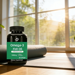 Cápsulas de Aceite de Pescado Omega-3 de 1000 Mg para el Cuidado de la Salud, Favorecen la Salud del Corazón con Omega 3 EPA y DHA - Product Image 5