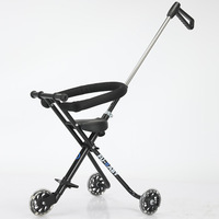 Poussette Métallique Grande Taille Nouveau Modèle pour Enfants, Capacité de Charge 25kg, Compacte, Légère, Facile à Plier, Idéale pour les Voyages
