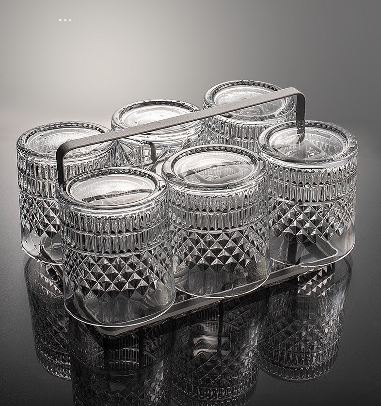 Old Fashioned Whiskey Glasses with Custom Box  10 Oz Rocks Barware For  Bourbon  Liquor and Cocktail Drinks - Set of 4