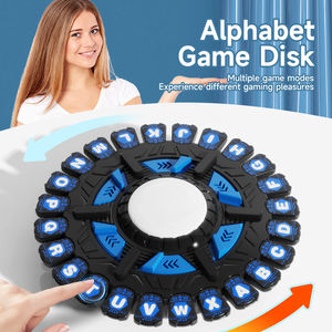 24文字高速ペースファミリーボードゲームタップでレースに勝つためにタイマーアルファベットワードゲーム子供のためのプラスチック教育玩具 - Product Image 3