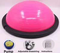 Egooal ABS Balle de massage antidérapante écologique, résistante aux éclats, demi-ballon de yoga ergonomique pour acupression et entraînement de stabilité 5,5 kg