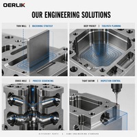 Servicio de Fabricación de Piezas Mecanizadas por CNC Personalizadas Oerlik, Basado en sus Dibujos, Componentes OEM de Precisión