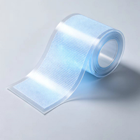 Película LED Transparente a Todo Color, Película LED Adhesiva Flexible para Pantallas en Centros Comerciales, Fachadas de Vidrio de Tiendas