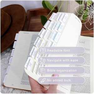 Letras Holográficas, Diario Bíblico, Herramienta de Estudio, <span class=keywords><strong>Apócrifos</strong></span> Cristianos Católicos, Etiquetas de Índice, Laminado Brillante con Cambio de Color Arcoíris - Product Image 5
