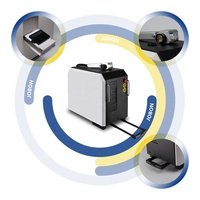 Machine de nettoyage au laser 100W 200W 300W élimination de la rouille par impulsion pour le traitement de surface en métal couche d'oxyde de poussière d'huile de peinture antirouille