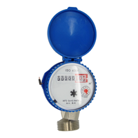 Factory Price Manufacturer Dry Type DN15 Brass Shell Class B Single Jet Water Meter
