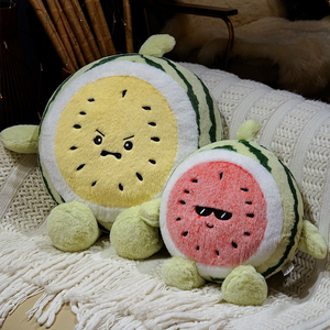 Almohada de Peluche de Sandía Estilo <span class=keywords><strong>TikTok</strong></span>, Linda y Veraniega, para Dormitorio de Niñas, Ideal para Dormir, Regalo Perfecto para las Fiestas - Product Image 2