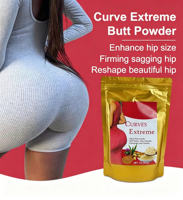 Poudre Protéinée Curvy à Marque Blanche pour l'Augmentation Extrême et Rapide des Fesses, à base de Fenugrec et Maca