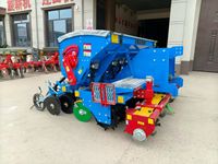 Semoir à blé 12 rangs / Semoir rotatif intégré / Semoir pour blé, avoine et céréales / Semoir robuste tracté par tracteur