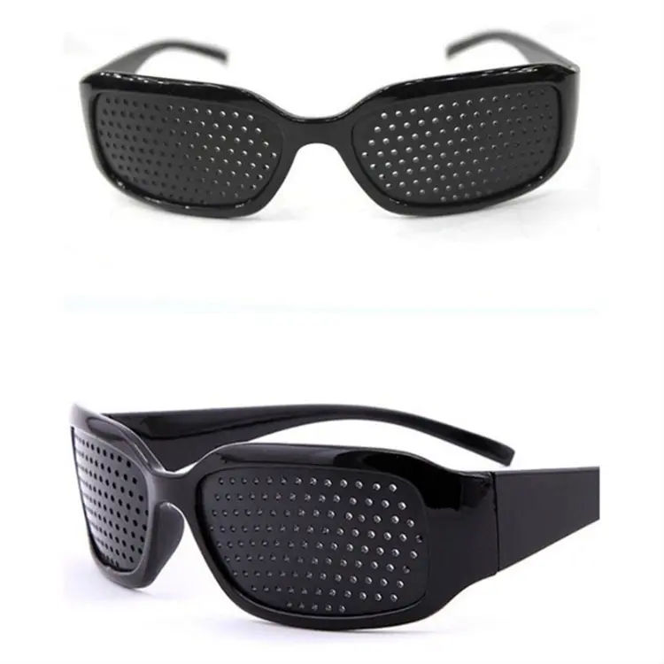 클래식 핀홀 건강 버전 케어 안경 저렴한 도매 plasticglasses 프레임