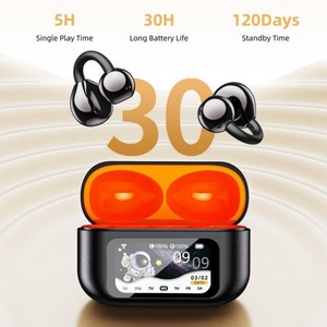 หูฟังไร้สายแบบสปอร์ต HI-FI กันน้ำ พร้อมหน้าจอ LCD แสดงสถานะแบตเตอรี่ รองรับการแปลภาษา <span class=keywords><strong>156</strong></span> ภาษาด้วย AI หูฟัง Ows - Product Image 4