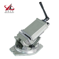 QHK125 étau de Machine inclinable étau de fraisage CNC étau à Angle bidirectionnel de Type déclinable étau de Machine inclinable