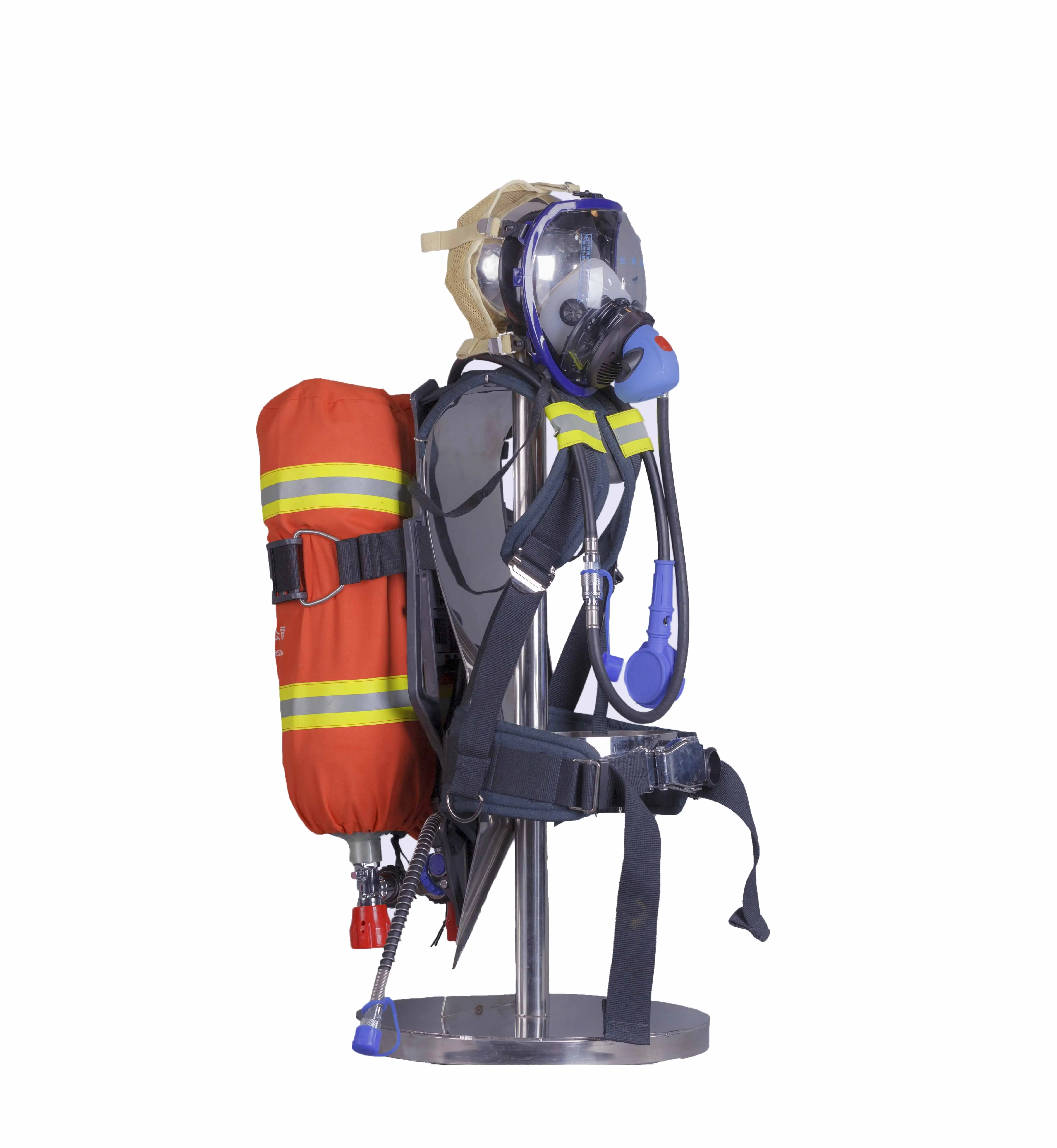 High quality double bottle positive pressure self contained air breathing apparatus