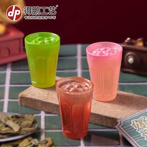 <b>Miniature</b> Resin Drink Cups Gradient Color Home Decoration Artistic Craft Desktop Ornament - Product Image 2