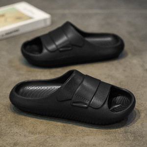 Sandales pour hommes, blanches, à semelle épaisse, antidérapantes, confortables, pour l'intérieur et l'extérieur, sandales pour adultes - Product Image 3