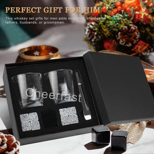 Soporte para agregar su logotipo Juego de regalo de Venta caliente Conjunto de regalo de verano corporativo de gama alta para bodas Juego de regalo de vaso de whisky perfecto - Product Image 5