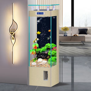 Aquarium en verre ultra clair pour aquarium sur pied, de petite à moyenne taille, peu <span class=keywords><strong>d</strong></span>'<span class=keywords><strong>entretien</strong></span> et sans changement <span class=keywords><strong>d</strong></span>'eau pour le salon - Product Image 2