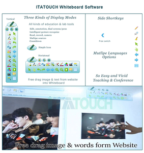 Meilleur tableau blanc interactif numérique intelligent à écran tactile LCD 4K de 75 pouces pour usage scolaire - Product Image 3