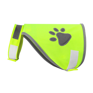 Rompi reflektif hewan peliharaan anjing dapat diatur perlengkapan keselamatan kain poliester visibilitas tinggi untuk berjalan malam warna pengemasan Polybag - Product Image 1