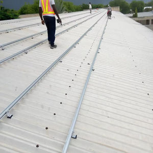 Soporte de Fijación para Panel Solar en Forma de L, de Bajo <span class=keywords><strong>Precio</strong></span>, Sistema de Montaje en Techo de Aluminio para Techos Metálicos - Product Image 5