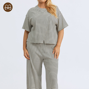 Abbigliamento <span class=keywords><strong>premaman</strong></span> con Logo personalizzato t-shirt allentate t-shirt Oversize che allatta maniche corte - Product Image 2