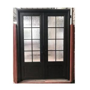 Entrée de bureau de haute qualité en fer forgé coupe-feu porte stable rupture thermique - Product Image 1