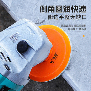 Dry <b>Polishing</b> Discs 3 4 Inch For Angle Grinder Plastic Base Integrated Pad For Tile <b>Marble</b> Slab - Product Image 2