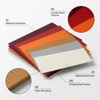Papier spécial texturé litchi gaufré, finition mate douce au toucher, pour emballage de boîtes cadeaux de luxe et emballage de bijoux