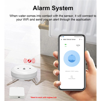 Zigbee 3.0 capteur de niveau d'eau intelligent sans fil maison intelligente détecteur d'alarme de fuite d'eau capteur d'alerte d'inondation