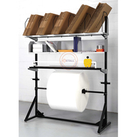 Table de découpe pour emballage à bulles avec chariot de rangement