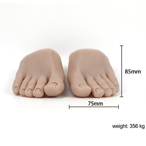 Haute qualité 3D tatouage pratique modèle maquillage Silicone <span class=keywords><strong>pied</strong></span> modèle approvisionnement pour tatouage débutants <span class=keywords><strong>pied</strong></span> modèle affichage - Product Image 3