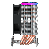 Pendingin CPU SNOWMAN Penjualan Langsung Pabrik 90mm Dengan Cover ARGB Pendingin Udara CPU Digunakan di Intel LGA 1700 Kipas Pendingin CPU