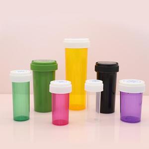 Biodegradable Ecológico 50ml OEM HDPE Botella de plástico con tapa CRC para píldora médica Cápsula Farmacéutica Vitamina Caja de plástico - Product Image 6