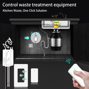 <span class=keywords><strong>Kit</strong></span> de interruptor receptor inalámbrico DC 12V 24V IP66 PC ignífugo Panel de luz separado interruptores de Control remoto para puerta de persiana enrollable - Product Image 3