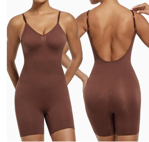 Body Moldeador Sin Costuras de Espalda Baja para Mujer, Control de Abdomen, Levantador de Cadera, Moldeador de Cuerpo Completo, Sin Espalda, Tipo Mono, Corsé Delgado hasta la Mitad del Muslo - Product Image 5