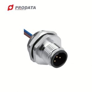 Conector de montaje en panel M12 3 4 pines Cable impermeable para automóvil Cable compatible con el código - Product Image 2